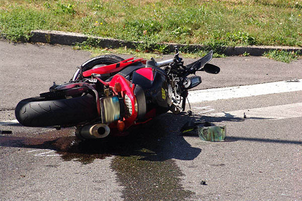 Incidente stradale con moto