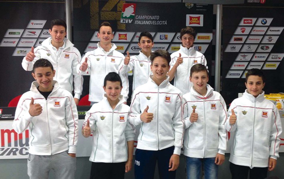 Celestino Vietti Ramus con gli altri talenti emergenti