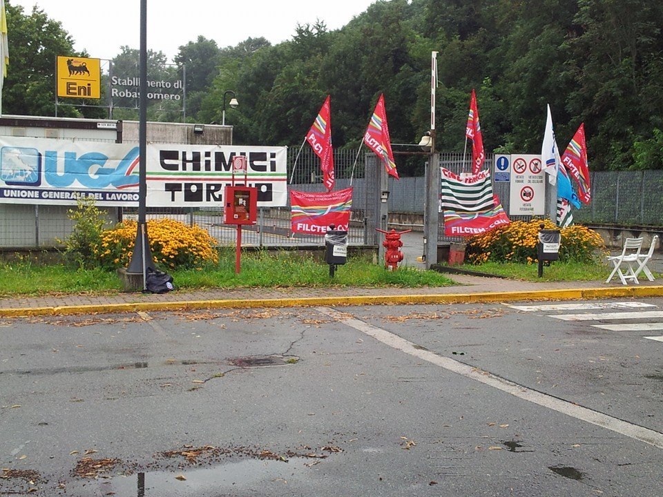 ROBASSOMERO - Sciopero Eni