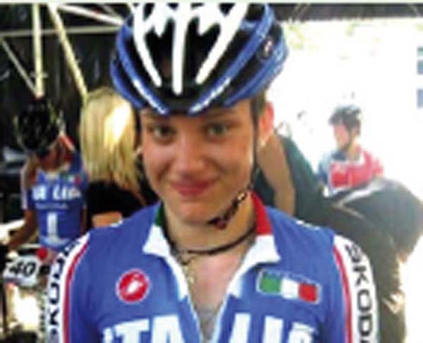 Giulia Gaspardino con i colori della Nazionale