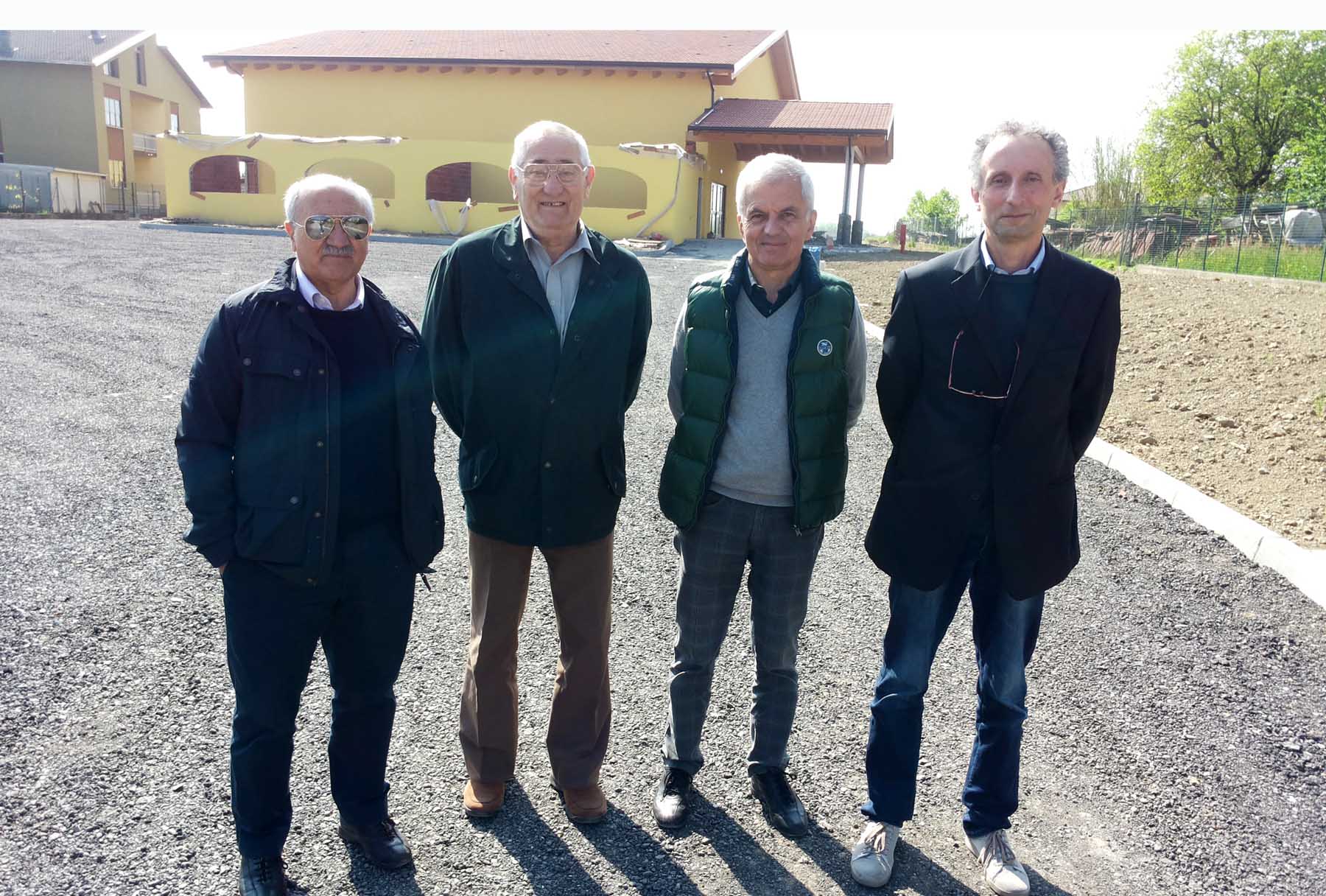 Cascinette Giuseppe Termine, Piero Osenga, Vito Lavezzo, Ulderico Negricolo