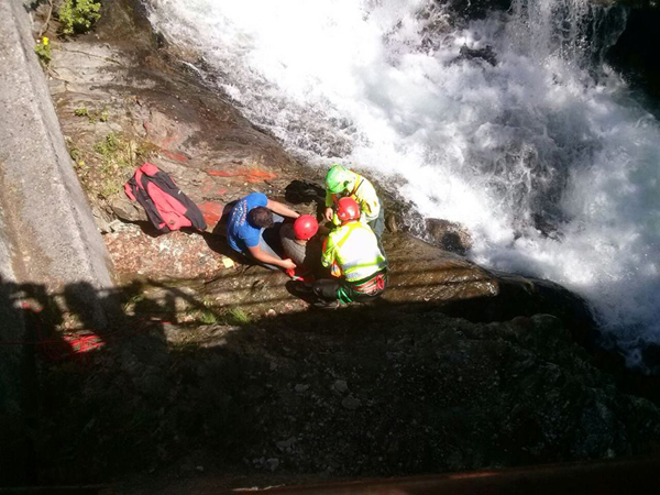 I soccorsi al pescatore