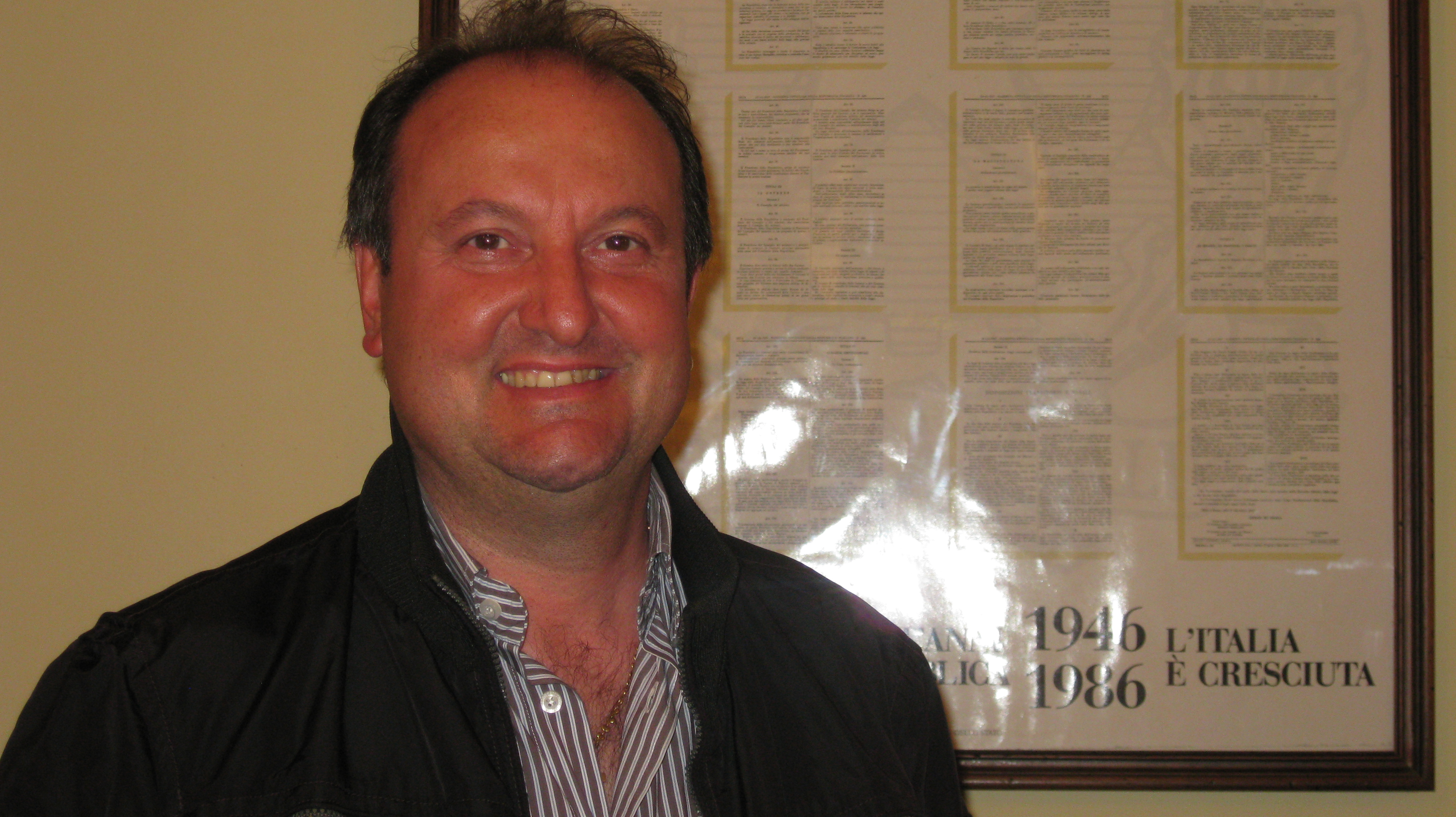 Il sindaco di Levone Maurizio Giacoletto