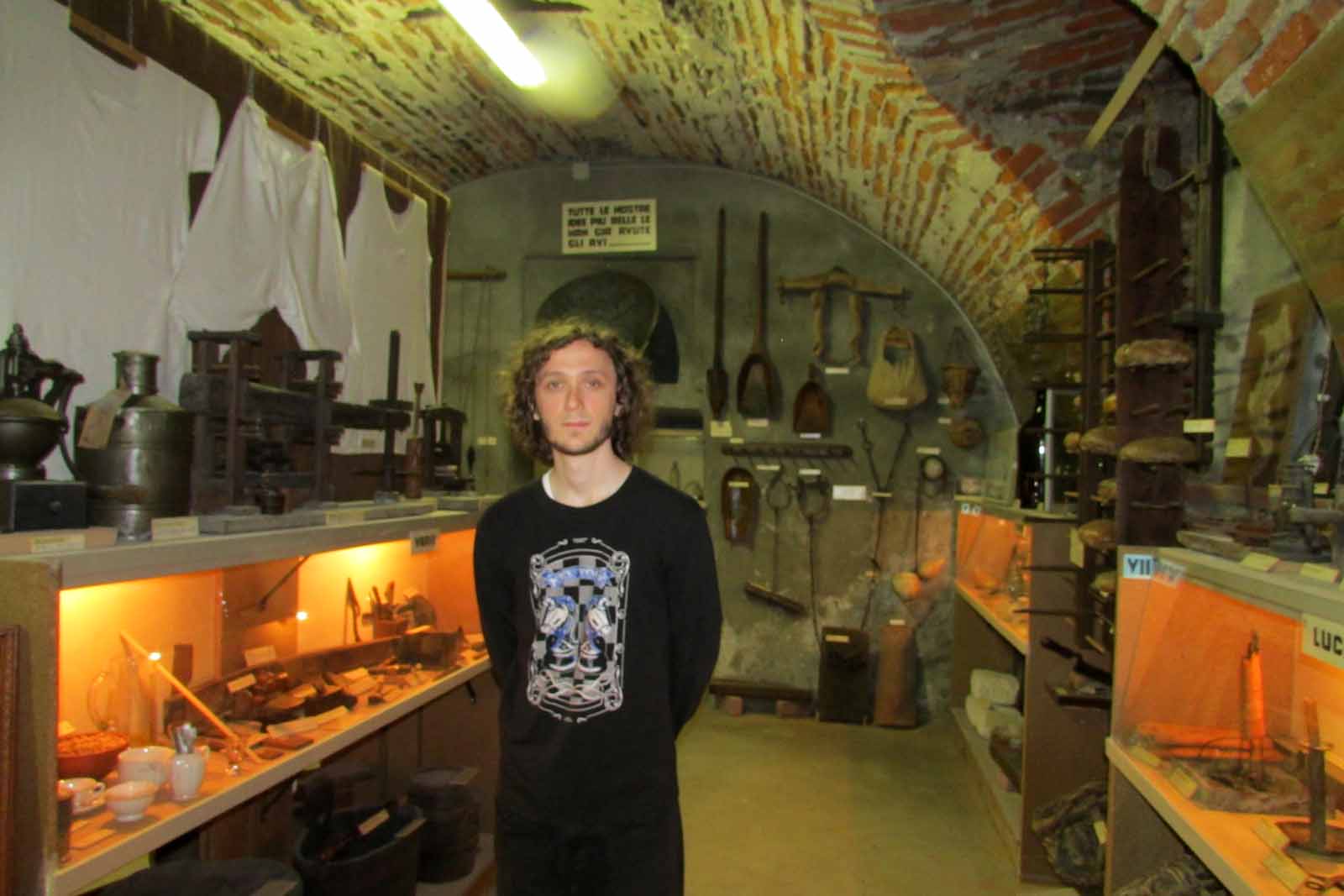 Perosa Andrea Bertolino al Museo Memorie del Tempo