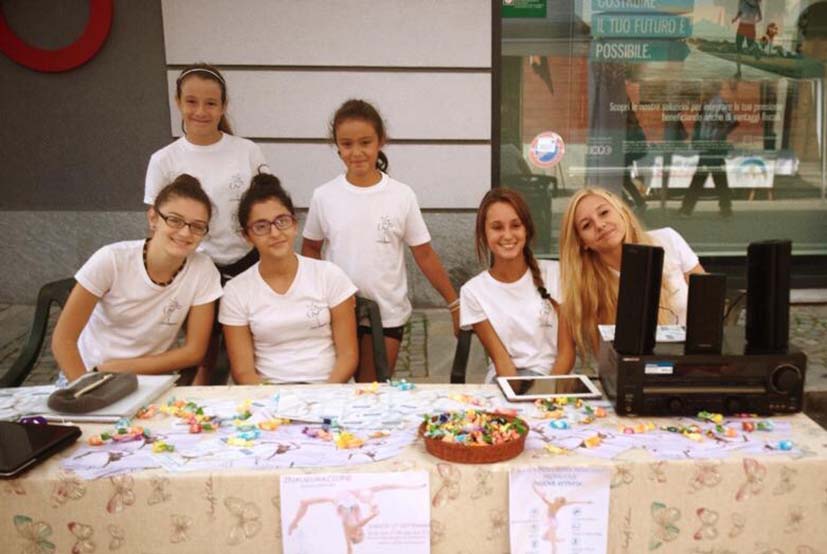 Lo stand dell'Asd Elegantia