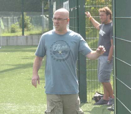 Daniele Maselli, allenatore del Real Leini