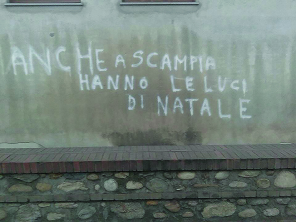 OGLIANICO SCRITTA LUMINARIE