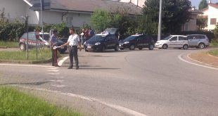 I carabinieri impegnati nei rilievi