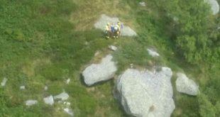 In piccolo gli escursionisti rintracciati dai vigili del fuoco