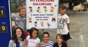 CASTELNUOVO NIGRA-cartello per i bimbi