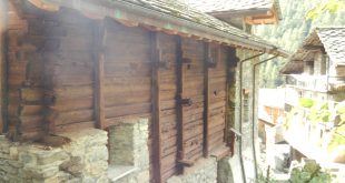 Valprato. Borgata Chiesale. Un Rascar-ristrutturato. Lato non rimaneggiato