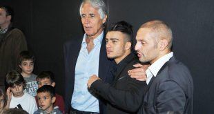 Da sinistra Giovanni Malagò, Fabio Basile e Pierangelo Toniolo