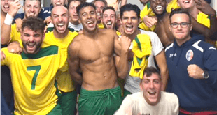 L'eslutanza nello spogliatoio del Gassino SR